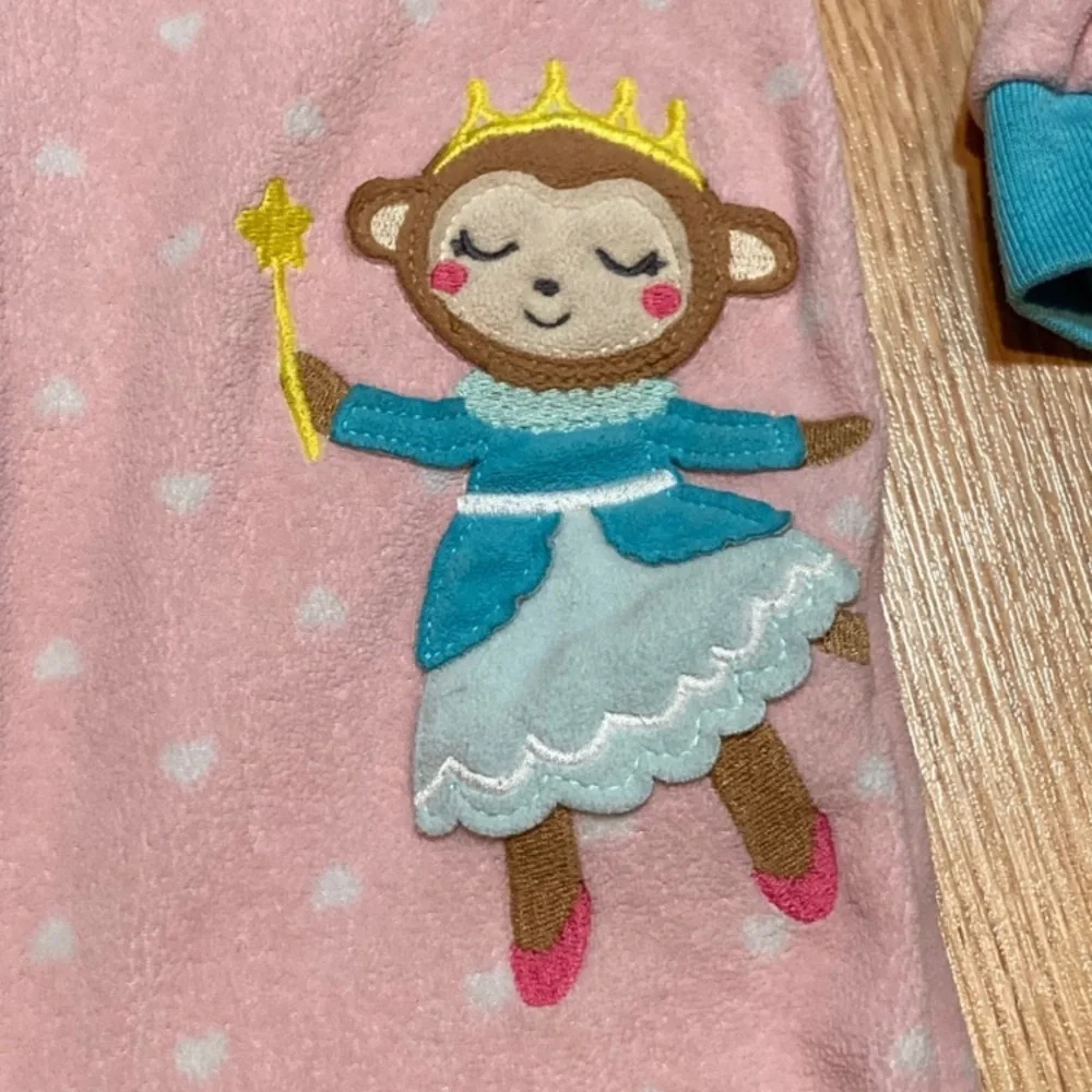 Carters princess monkey fleece sleeper 18 months‎